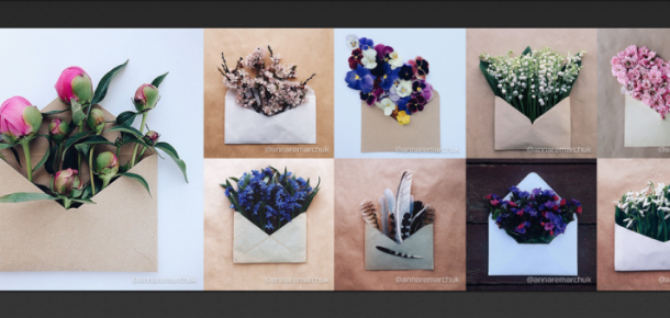 Çiçek kokulu mektuplarla dolu bir Instagram hesabı!