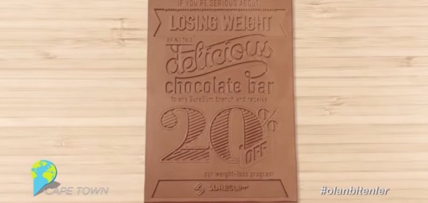 Çikolatadan yapılmış el ilanları ile Sosyal Medya’da #olanbitenler