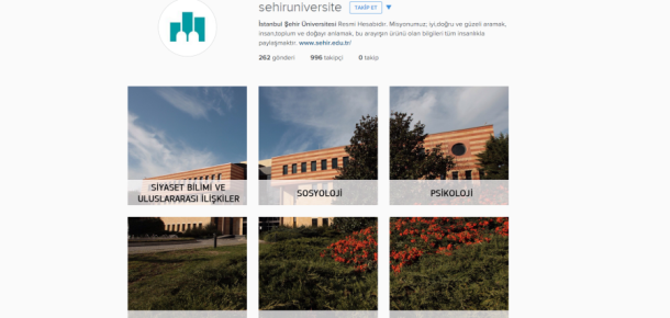 İstanbul Şehir Üniversitesi kurumsal Instagram hesabını tercih rehberine çevirdi
