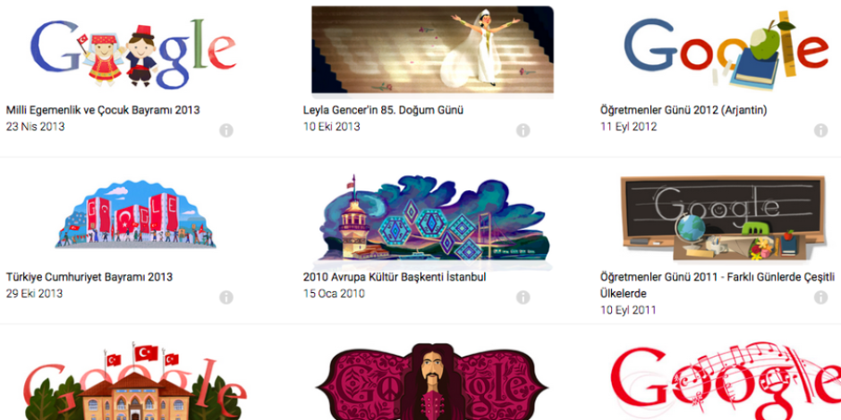 Anket: Google’ın Türkiye için yaptığı en iyi doodle sizce hangisi?