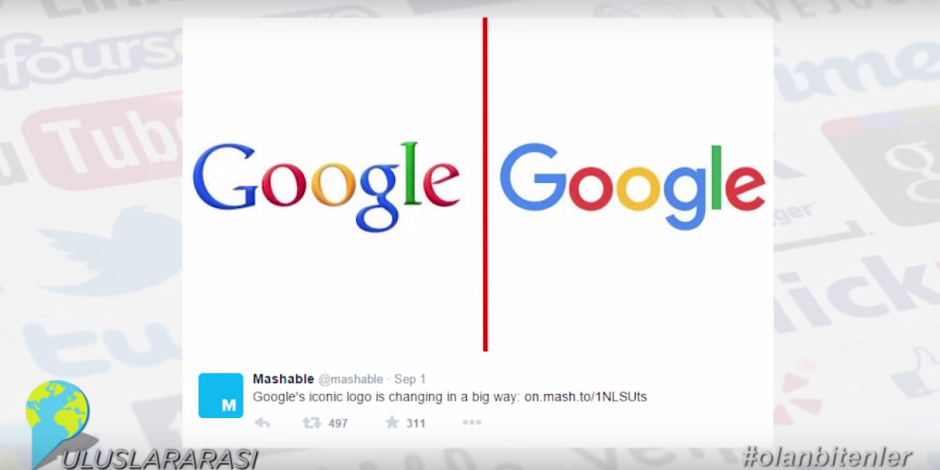 Yenilenen Google logosu ile sosyal medyada #olanbitenler