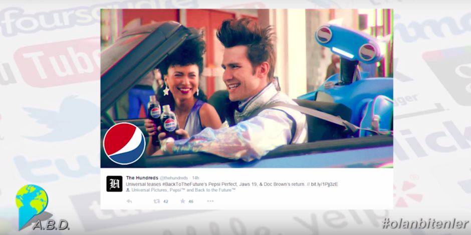 Pepsi’nin “Geleceğe Dönüş” filmindeki Pepsi Perfect projesi ile sosyal medyada #olanbitenler