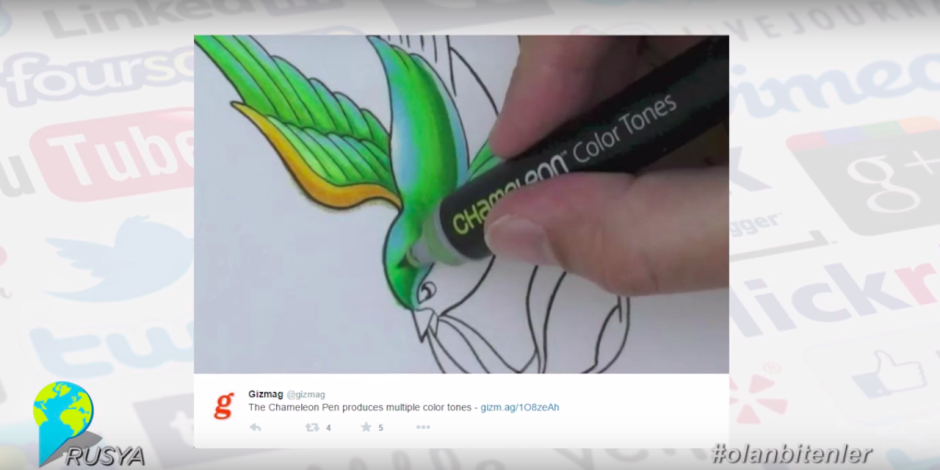 Bukalemun kalem ile sosyal medyada #olanbitenler