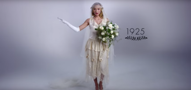 YouTube’da popüler video: Düğün modasının 100 yıllık değişimi