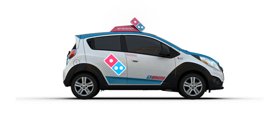 Domino’s’tan şaşırtan pizza dağıtım aracı