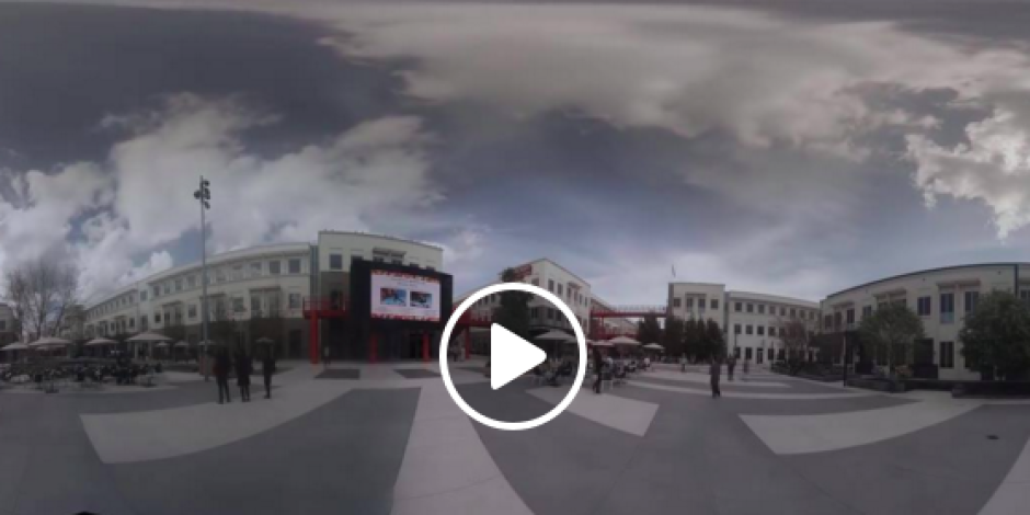 Mark Zuckerberg, Facebook kampüsünün 360 derece izlenebilen videosunu paylaştı