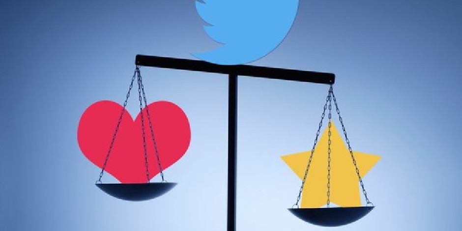 Twitter’ın yeni ‘like’ kalp butonu ‘favorite’ yıldızından daha fazla kullanılıyor