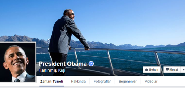 ABD Başkanı Obama Facebook’a katıldı