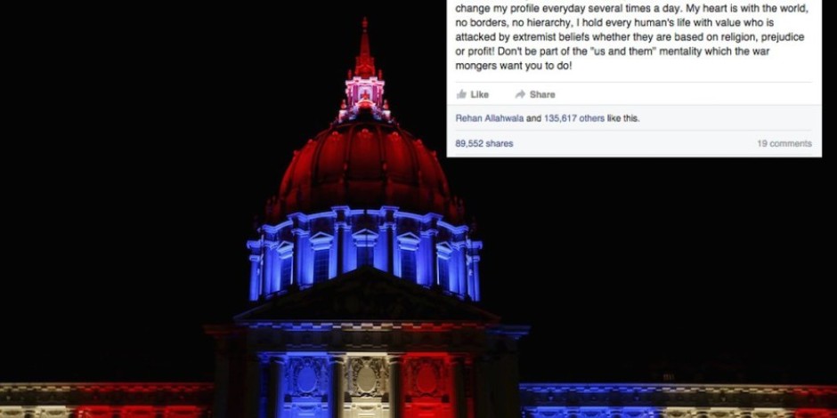 Paris’li bir kadın Facebook’ta viral olan bayrak filtresine neden karşı olduğunu açıkladı, paylaşım rekoru kırdı