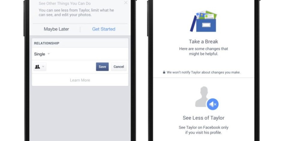 Facebook, sevgilisinden ayrılanlar için yeni özelliğini tanıttı