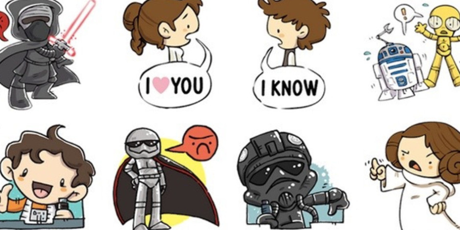Facebook’ta Star Wars Sticker’ları
