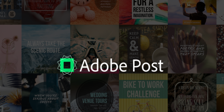 Profesyonel grafikler hazırlamak için ihtiyacınız olan ücretsiz uygulama: Adobe Post