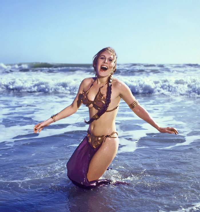 princess-leia-bikini-return-jedi-beach-shoot-1983-carrie-fisher-2