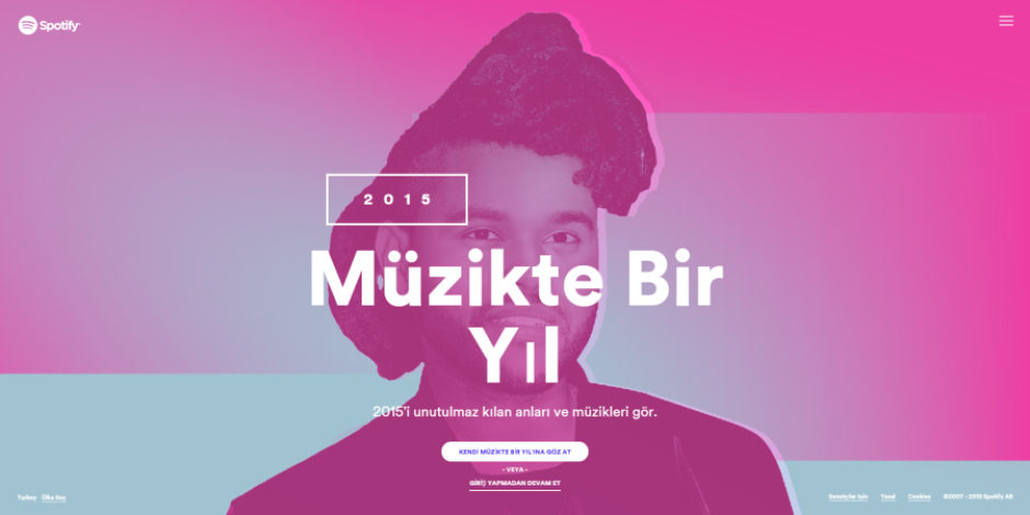 Spotify 2015 yılında Türkiye’de en çok dinlenenleri açıkladı