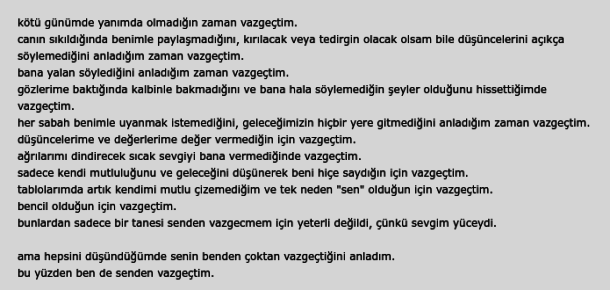 Sevilen kişiden vazgeçme eşiğini açıklayan 10 paylaşım