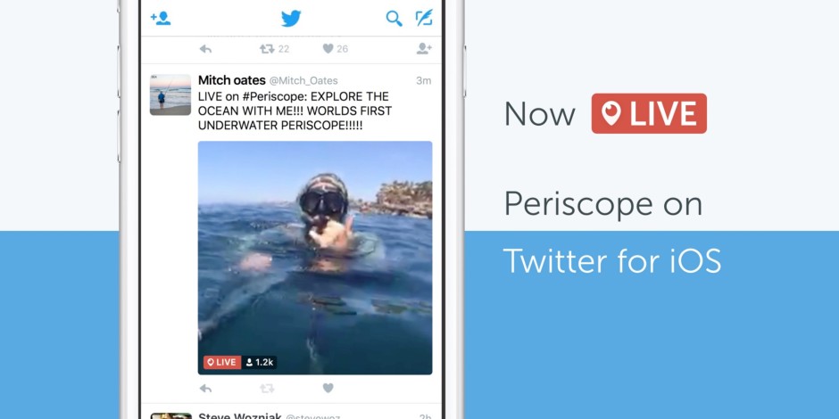 Periscope, Twitter’ın yayın akışından izlenebilecek