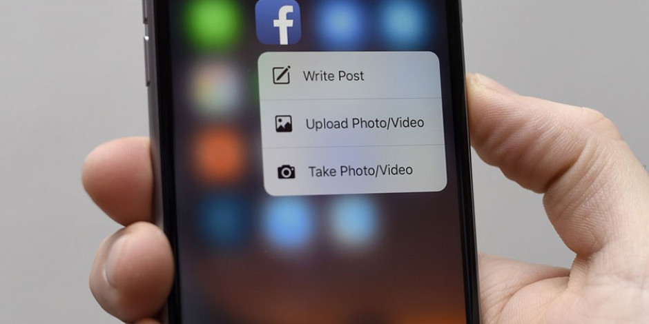 Facebook iOS uygulamasını 3D Touch özelliğine göre yeniledi