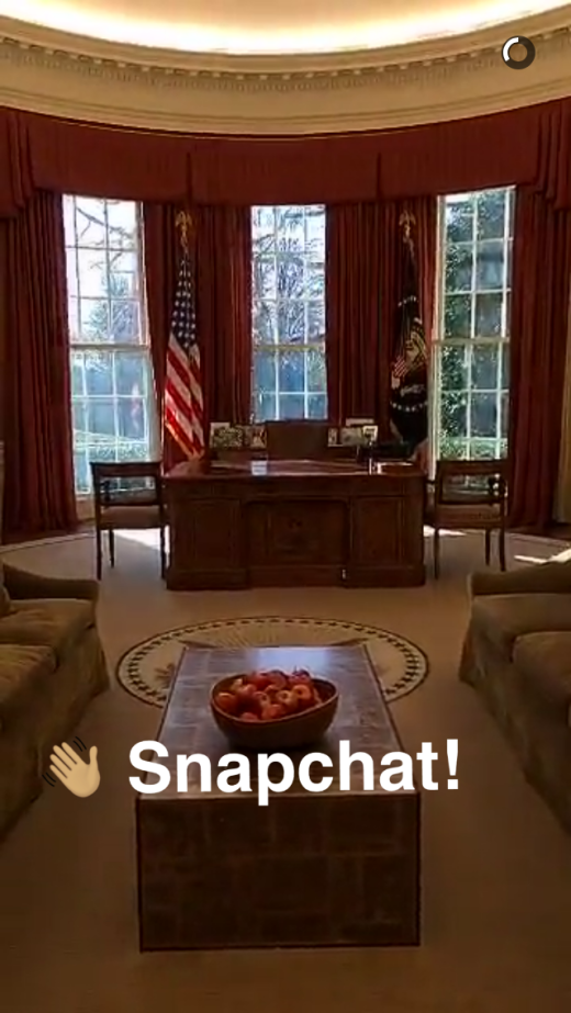 snapchat -white house