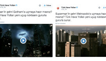 Türk Hava Yolları’ndan Batman V Superman filmine özel reklam