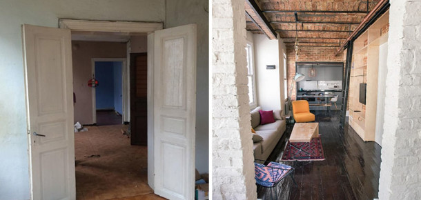 Yeniden düzenlenen eski bir dairenin muhteşem değişimi: Öncesi ve sonrası fotoğrafları