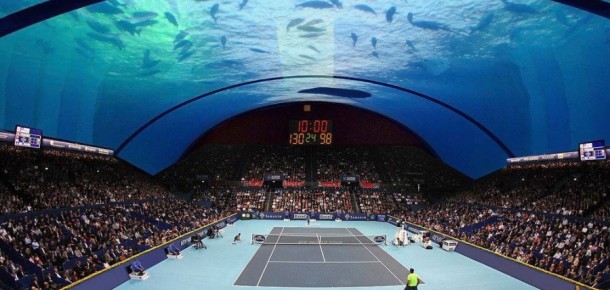 Dünyanın ilk su altı tenis kortu Dubai’de inşa edilecek