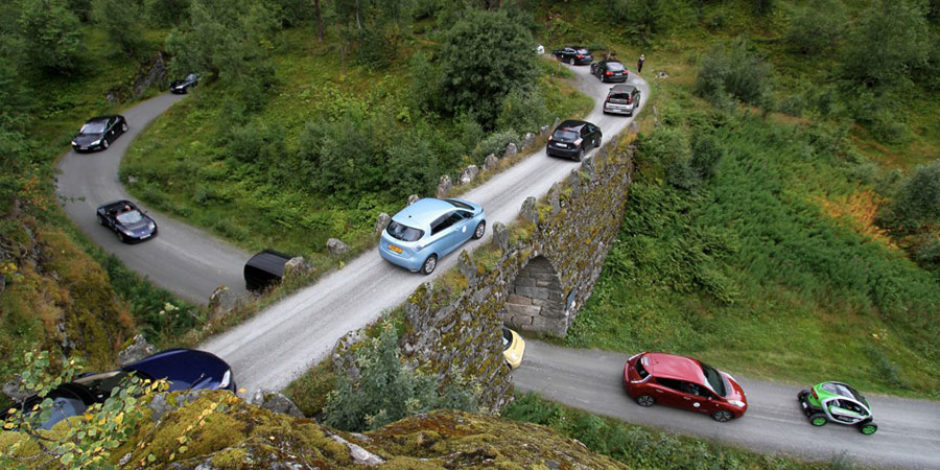 Norveç’te geçen ay trafiğe çıkan araçların üçte ikisi elektrikli veya hibrit araç