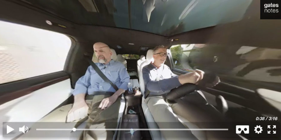 Bill Gates ve ünlü yazar Neal Stephenson konuşmasını 360 derece izleyebilirsiniz