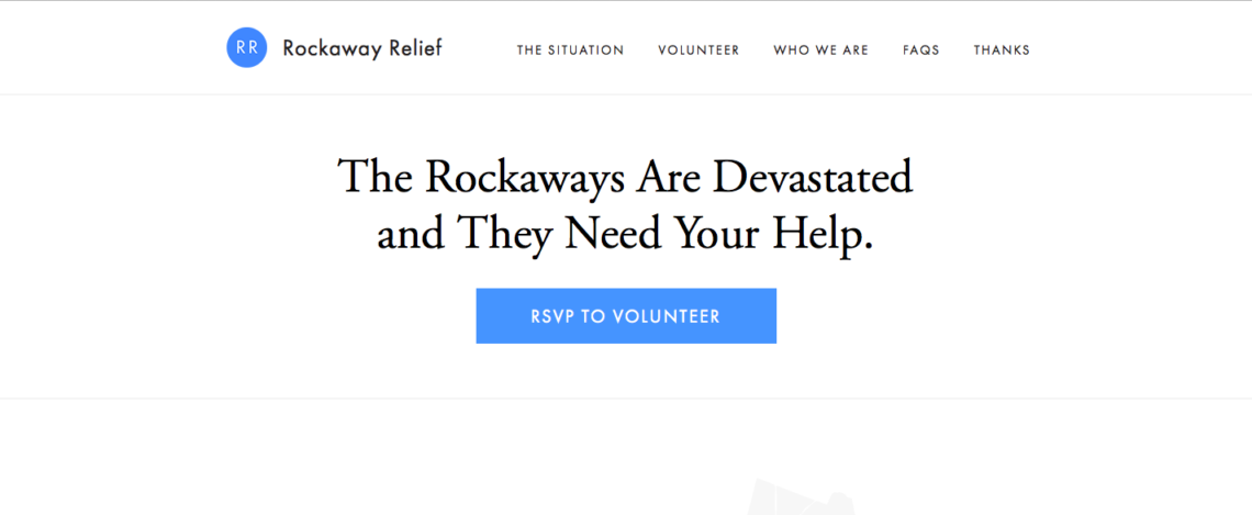 rockaway-relief-homepage-simple-design