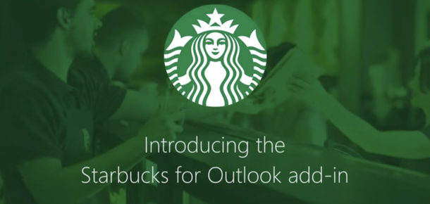Microsoft Outlook’tan Starbucks siparişi verebileceksiniz