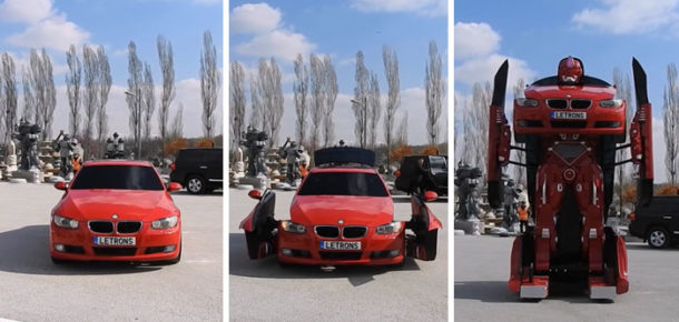 Türk mühendisler gerçek bir BMW Transformer yaptı!