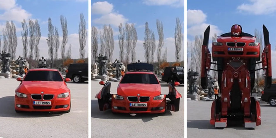 Türk mühendisler gerçek bir BMW Transformer yaptı!