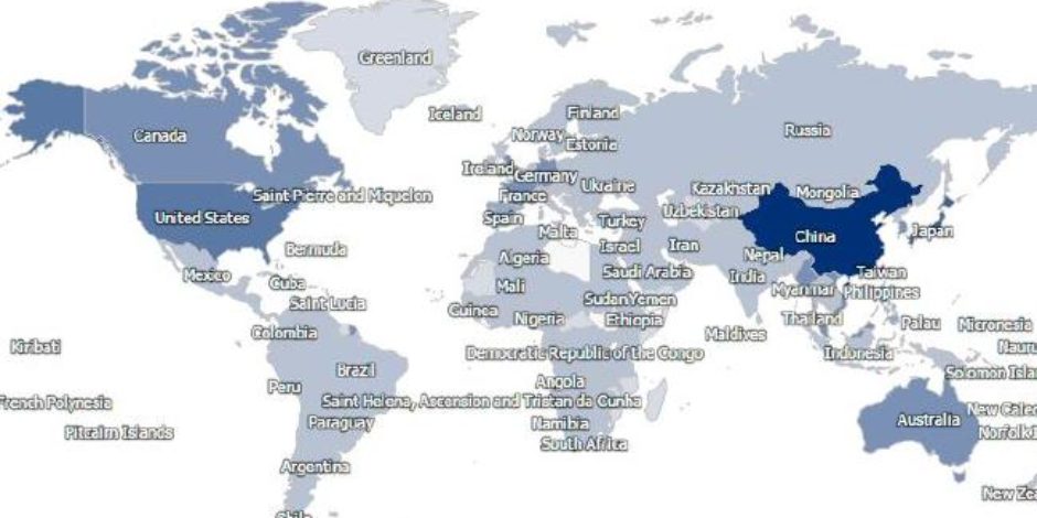 Aynı soyadını taşıdığınız insanların yaşadıkları yeri gösteren dünya haritası