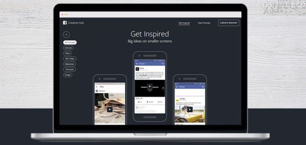 Facebook, mobil reklamlar için ilham galerisini de barındıran Creative Hub’ı herkesin kullanımına açtı