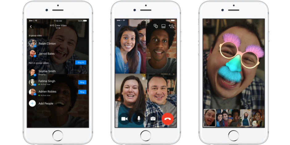 Facebook Messenger’a grup video özelliği