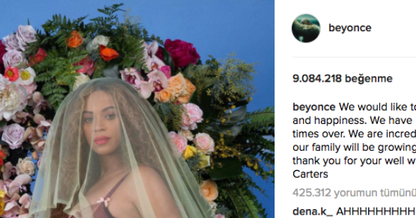 Beyonce, Instagram'ın en çok beğenilen fotoğrafına imza attı - Sosyal Medya