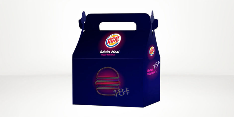 Burger King’den yetişkinlere özel “Sevgililer Günü” menüsü