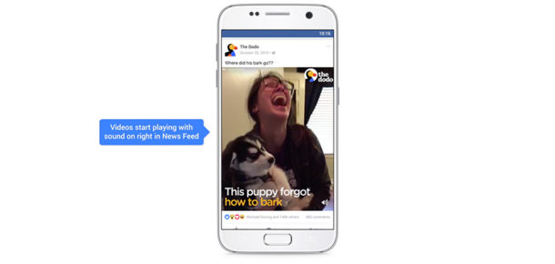 Facebook, otomatik oynatılan videolarda sesi açacağını duyurdu