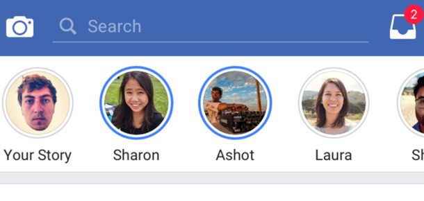 Facebook stories daha fazla ülkede aktifleştiriliyor