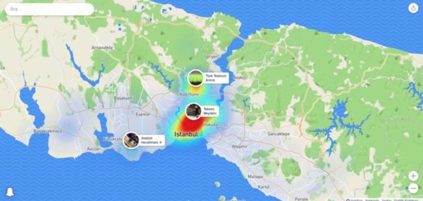 Snapchat’in Snap Map özelliğine internetten erişilebilecek